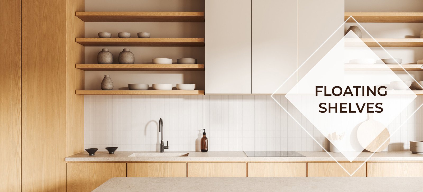 Lioher top-floating Floating Shelves  